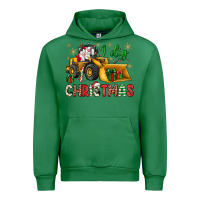 Emerald i dig Christmas bulldozer santa Urban Hoodie - JahusDesignShop