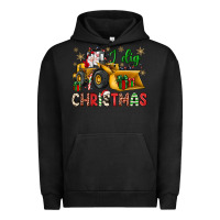Pigment Black i dig Christmas bulldozer santa Urban Hoodie - JahusDesignShop