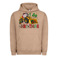 Pigment Burro i dig Christmas bulldozer santa Urban Hoodie - JahusDesignShop