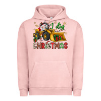 Pigment Salmon i dig Christmas bulldozer santa Urban Hoodie - JahusDesignShop