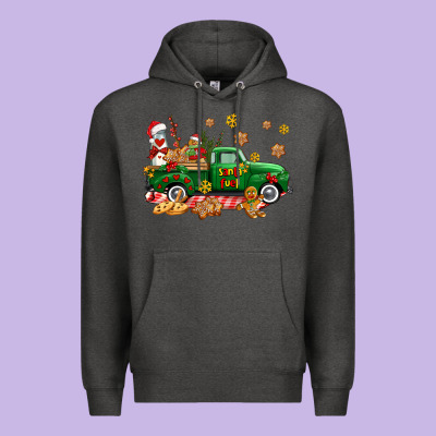 Santa Fuel   Cookies Truck Premium Hoodie Designed By Adodesignshop
