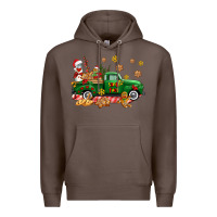 Coffee santa fuel   cookies truck Premium Hoodie - AdoDesignShop