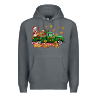 Rock santa fuel   cookies truck Premium Hoodie - AdoDesignShop