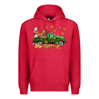 Cardinal santa fuel   cookies truck Premium Hoodie - AdoDesignShop