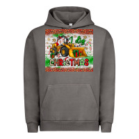 Pigment Tornado i dig christmas bulldozer santa Urban Hoodie - JahusDesignShop