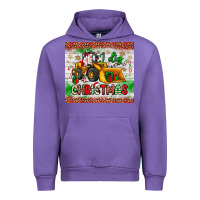 Tulip i dig christmas bulldozer santa Urban Hoodie - JahusDesignShop