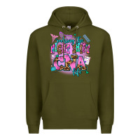 Army Green rocking the night shift cna life Premium Hoodie - AdoDesignShop