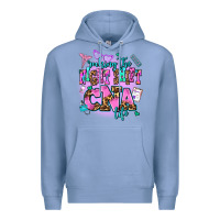 Colony Blue rocking the night shift cna life Premium Hoodie - AdoDesignShop