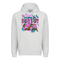 Dove Grey rocking the night shift cna life Premium Hoodie - AdoDesignShop