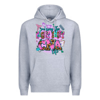 Heather Grey rocking the night shift cna life Premium Hoodie - AdoDesignShop