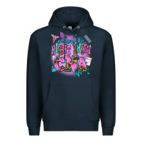 Navy rocking the night shift cna life Premium Hoodie - AdoDesignShop