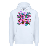 White rocking the night shift cna life Premium Hoodie - AdoDesignShop