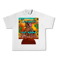 Lunar Rock cowgirls just wanna have fun 12 oz can cooler (regular) Urban Heavy Tee - Artiststas