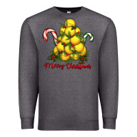 Charcoal Heather merry christmas lacrosse Premium Sweatshirt - RanaPortraitStore
