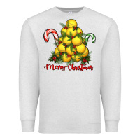 Oatmeal Heather merry christmas lacrosse Premium Sweatshirt - RanaPortraitStore