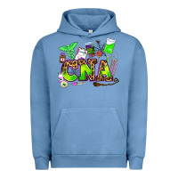 Pigment Pebble Blue cna halloween Urban Hoodie - AdoDesignShop