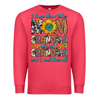 Cardinal i have three tittles mom grandma great grandma Premium Sweatshirt - Zillion Design Studio