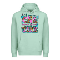 Seafoam i became a cna because your life is worth my time Premium Hoodie - AdoDesignShop