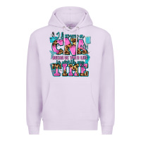 Lilac i became a cna because your life is worth my time Premium Hoodie - AdoDesignShop