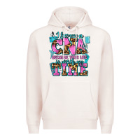 Pale Pink i became a cna because your life is worth my time Premium Hoodie - AdoDesignShop