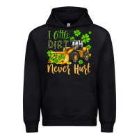 Black a little dirt never hurt st patricks bulldozer Urban Hoodie - JahusDesignShop