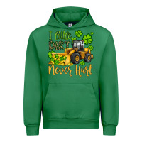 Emerald a little dirt never hurt st patricks bulldozer Urban Hoodie - JahusDesignShop