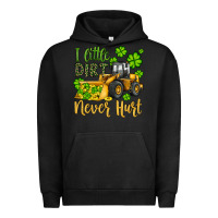 Pigment Black a little dirt never hurt st patricks bulldozer Urban Hoodie - JahusDesignShop
