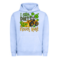 Pigment Grape Ice a little dirt never hurt st patricks bulldozer Urban Hoodie - JahusDesignShop