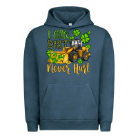 Pigment Midnight Navy a little dirt never hurt st patricks bulldozer Urban Hoodie - JahusDesignShop