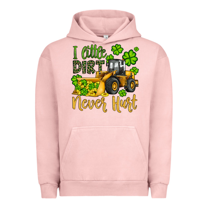 A Little Dirt Never Hurt St Patricks Bulldozer Urban Hoodie by JahusDesignShop | Teevron