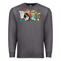Charcoal Heather alaskan border collie dog coffee cups Premium Sweatshirt - texasbilliewilder