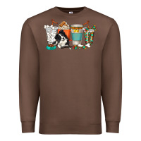 Chestnut alaskan border collie dog coffee cups Premium Sweatshirt - texasbilliewilder