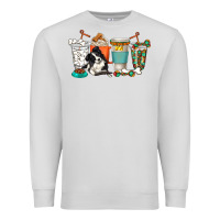 Dove Grey alaskan border collie dog coffee cups Premium Sweatshirt - texasbilliewilder