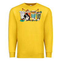 Lemon alaskan border collie dog coffee cups Premium Sweatshirt - texasbilliewilder