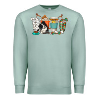 Seafoam alaskan border collie dog coffee cups Premium Sweatshirt - texasbilliewilder