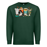 Sports Green alaskan border collie dog coffee cups Premium Sweatshirt - texasbilliewilder