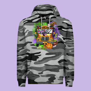 Halloween School Bus Premium Hoodie Designed By Adodesignshop
