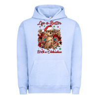 Pigment Grape Ice christmas life is better with a chihuahua Urban Hoodie - JahusDesignShop