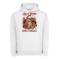 Pigment Lunar Rock christmas life is better with a chihuahua Urban Hoodie - JahusDesignShop