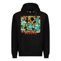 Black taurus turquoise cowhide Premium Hoodie - RanaPortraitStore