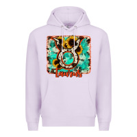 Lilac taurus turquoise cowhide Premium Hoodie - RanaPortraitStore