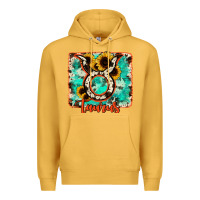 Mustard taurus turquoise cowhide Premium Hoodie - RanaPortraitStore