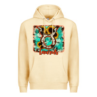 Pina Colada taurus turquoise cowhide Premium Hoodie - RanaPortraitStore