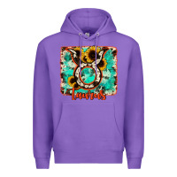 Purple taurus turquoise cowhide Premium Hoodie - RanaPortraitStore