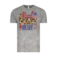 Cloud Rock red white and blue Vintage Tee - Artiststas