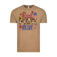 Red White And Blue Vintage Tee | Teevron