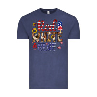 Vintage Denim red white and blue Vintage Tee - Artiststas