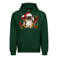 Forest Green christmas joy pug Urban Hoodie - JahusDesignShop