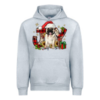 Heather Grey christmas joy pug Urban Hoodie - JahusDesignShop