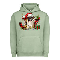 Pigment Oil Green christmas joy pug Urban Hoodie - JahusDesignShop